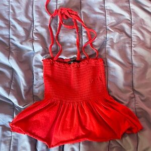 Forever 21 Red Halter Top